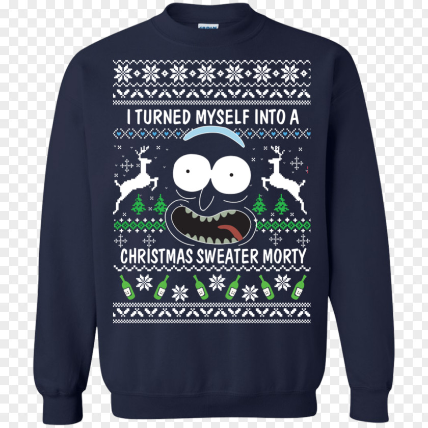 T-shirt Hoodie Rick Sanchez Christmas Jumper Sweater PNG