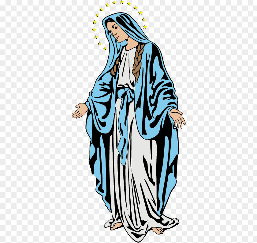 Virgen Maria Stencil Madonnina PNG