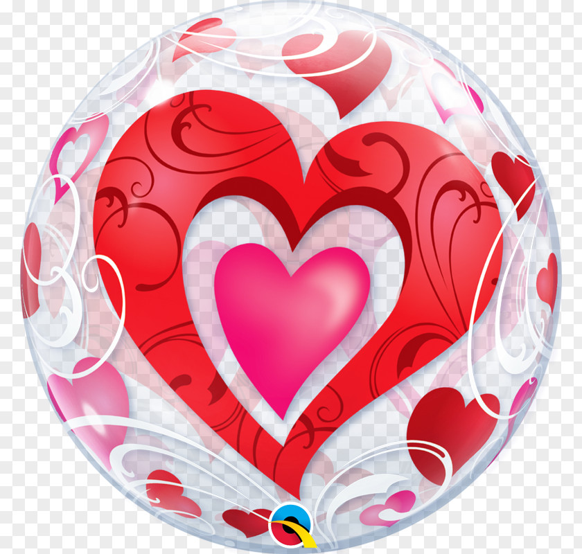 Bubble Of Love Gas Balloon Valentine's Day Heart Gift PNG