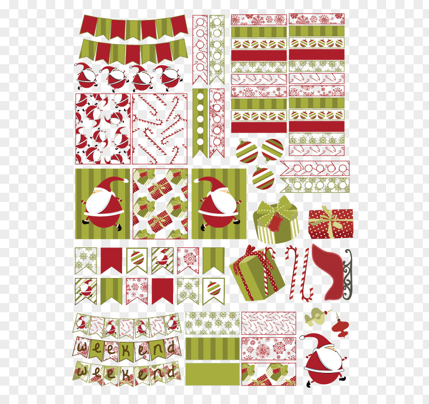 Christmas Sticker Decoration Paper Holiday PNG