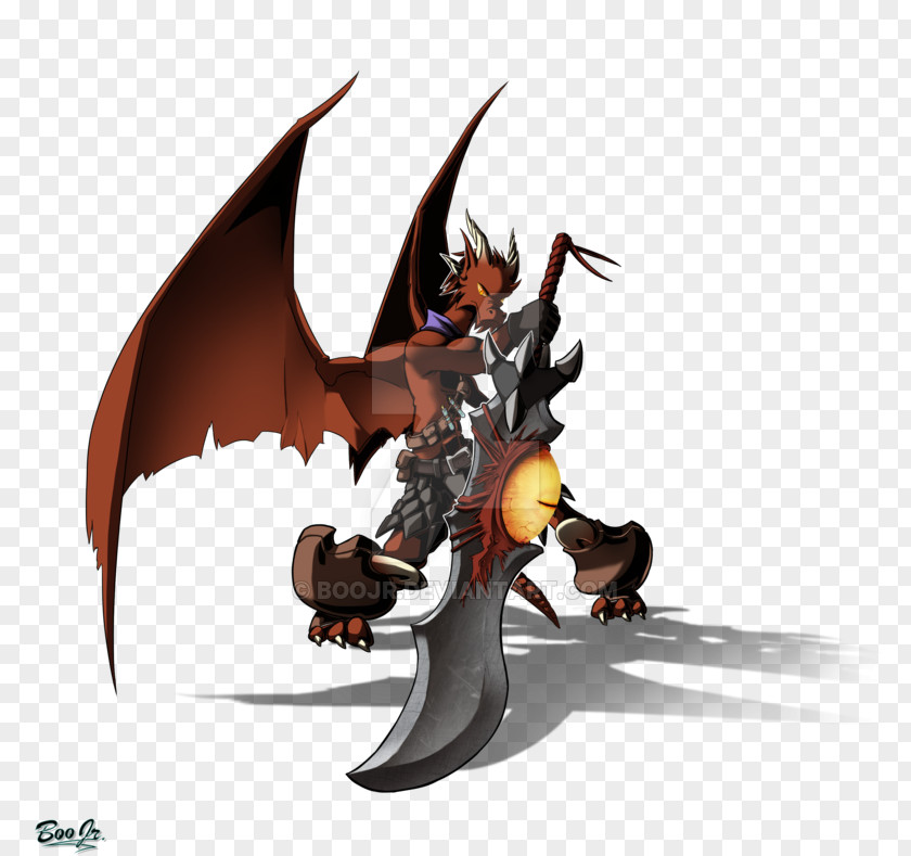 Dragon Cartoon Spear Demon PNG