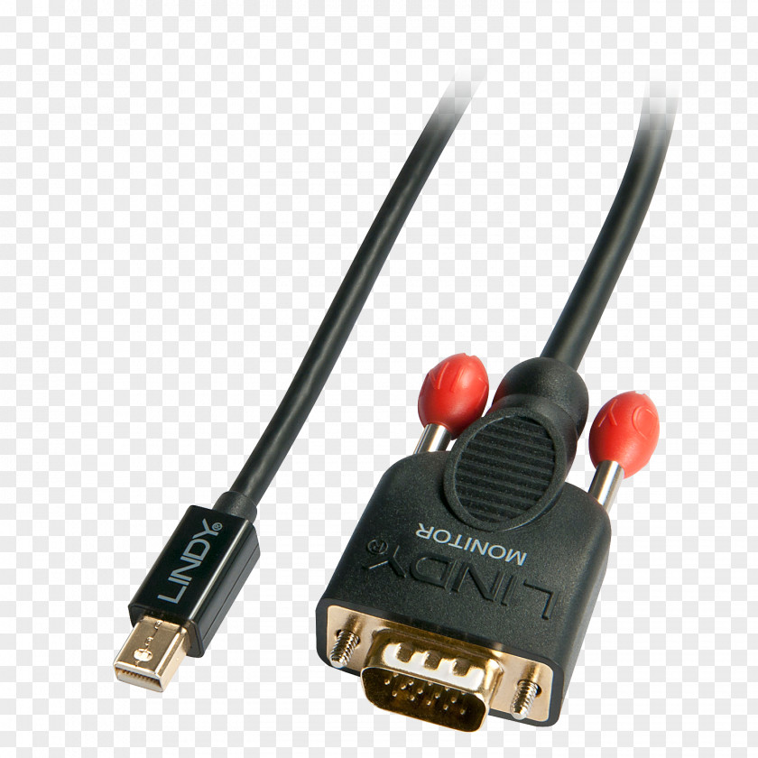 Laptop Mini DisplayPort VGA Connector Electrical Cable PNG