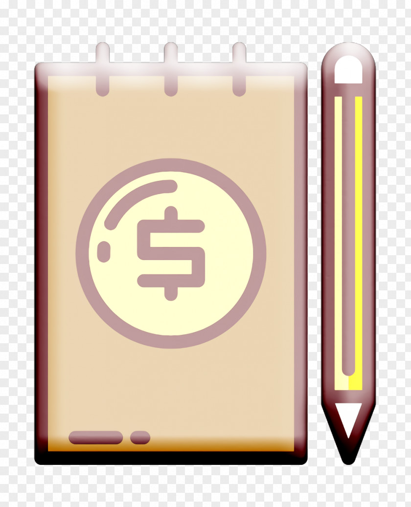 Notebook Icon Note Money Funding PNG