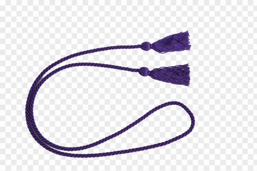 Purple Color Honor Cords Violet Cobalt Blue PNG