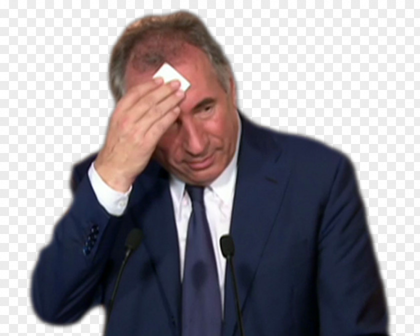 Issou François Bayrou Politician Perspiration Sticker Collecting PNG