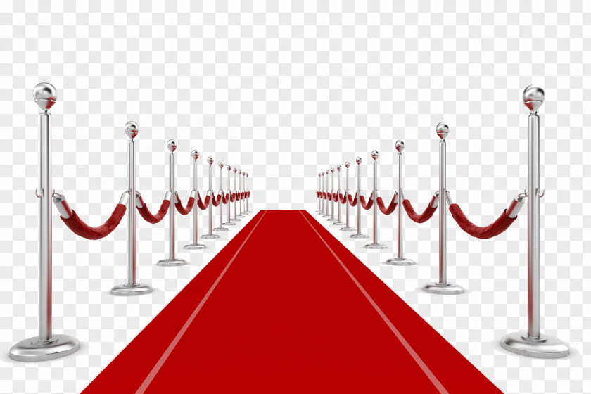 Silver White Fence With A Red Carpet Clip Art PNG