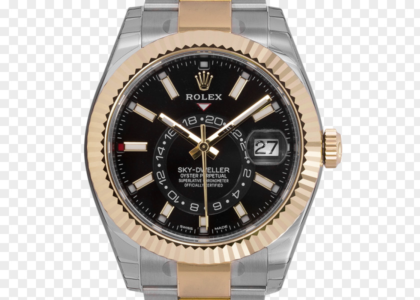 Yellow Sky Rolex Datejust Automatic Watch Colored Gold PNG