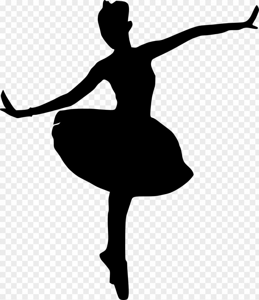 Ballet Dancer Silhouette Symbol Clip Art PNG