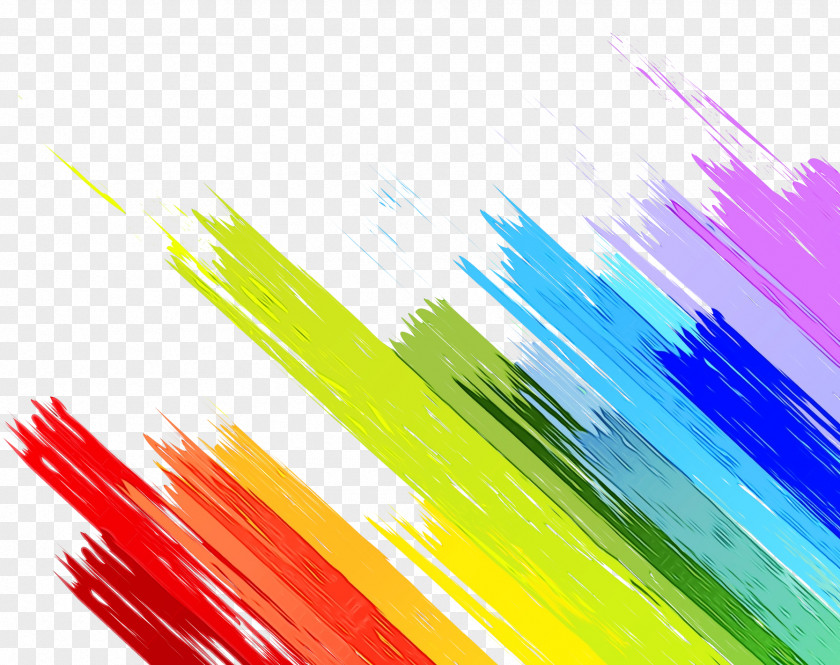 Colorfulness Wet Ink Line Graphic Design PNG