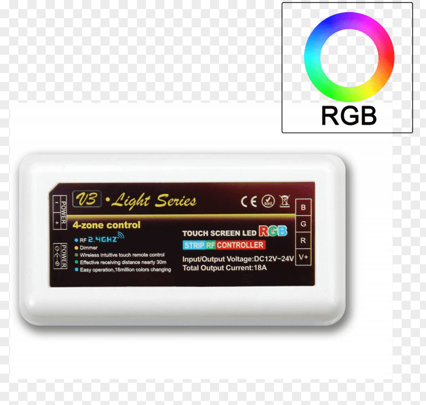 Light LED Strip RGB Color Model Light-emitting Diode Remote Controls PNG