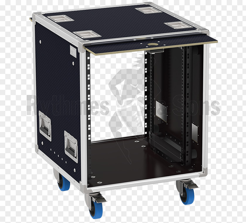 Road Case 19-inch Rack Computer Cases & Housings Unit Transport PNG