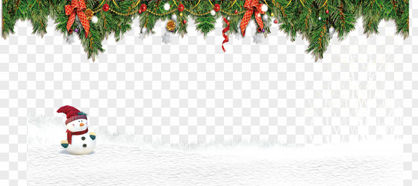 Snow Snowman Christmas Tree Santa Claus PNG