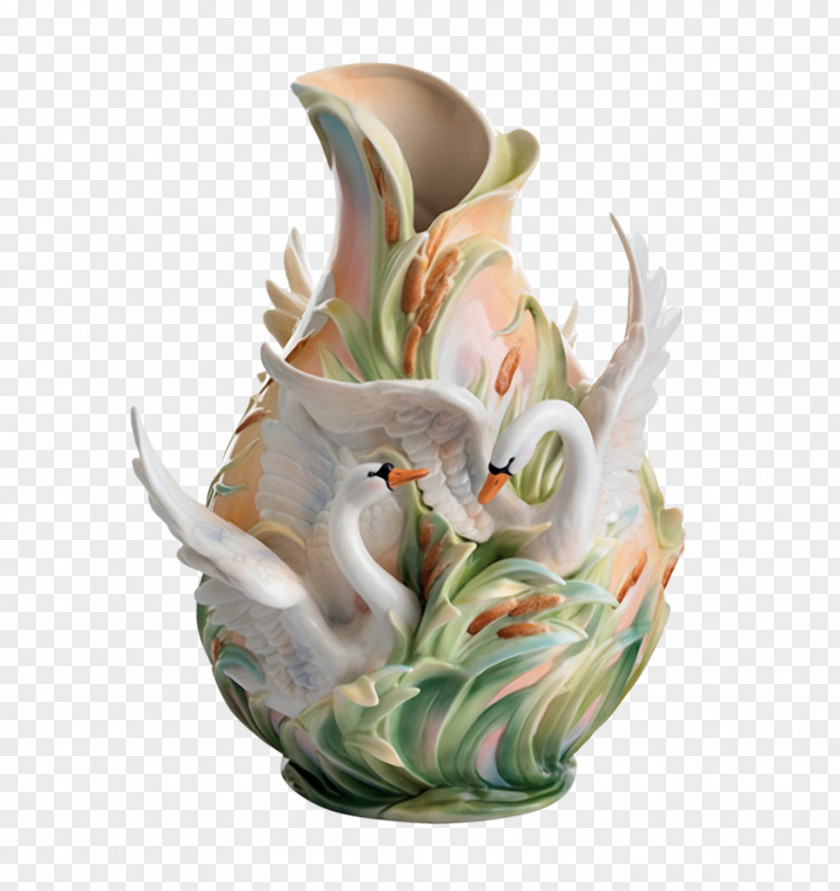 Vase Cygnini Franz-porcelains Ceramic PNG