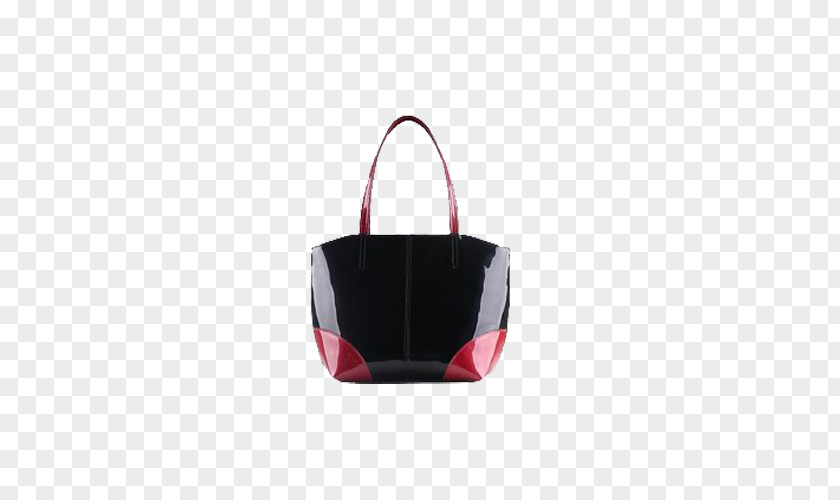 Black And Red Mirror Bread Tote Bag Handbag Messenger Pattern PNG