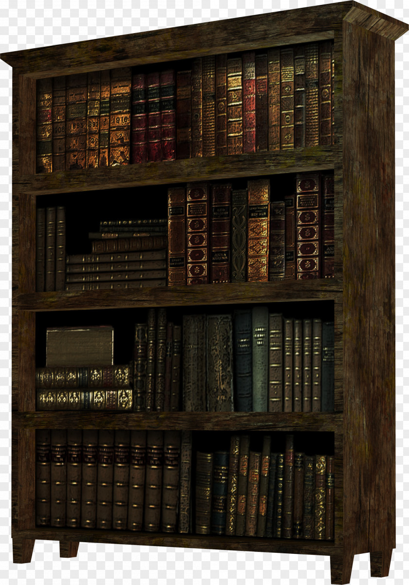 Book Bookcase Shelf Library Furniture Drawer PNG