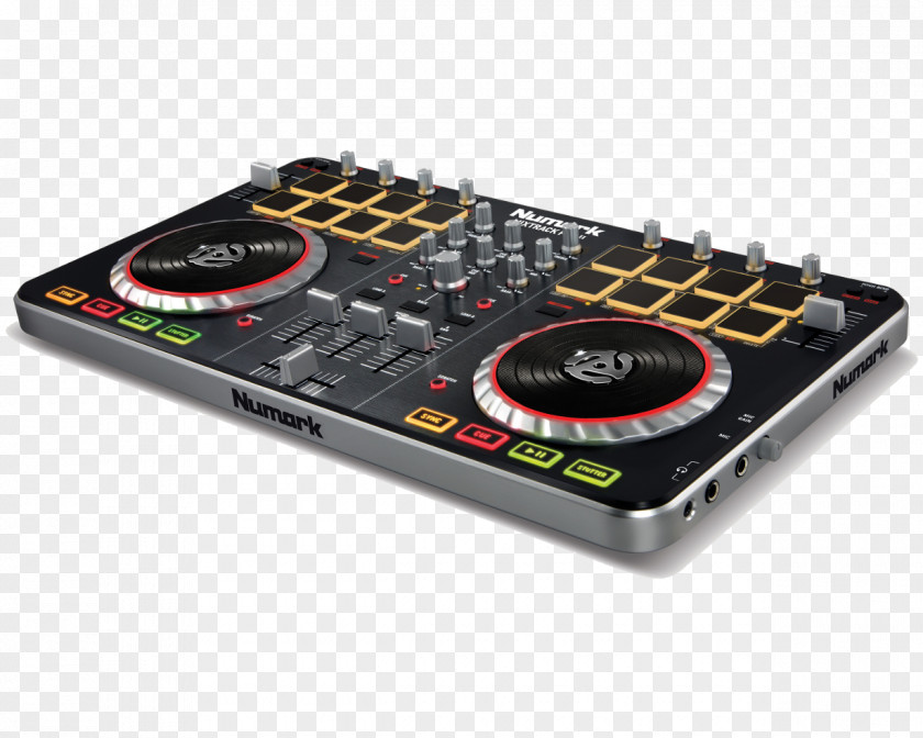 Dj DJ Controller Disc Jockey Numark Industries Audio Fade PNG