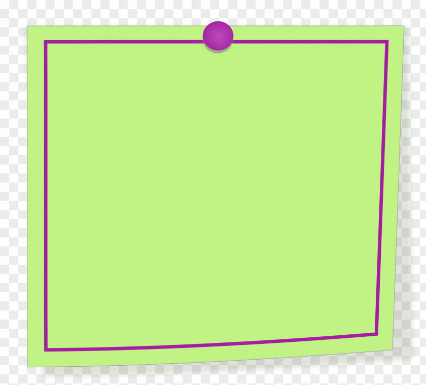 Green Paper Cliparts Post-it Note Square Yellow PNG