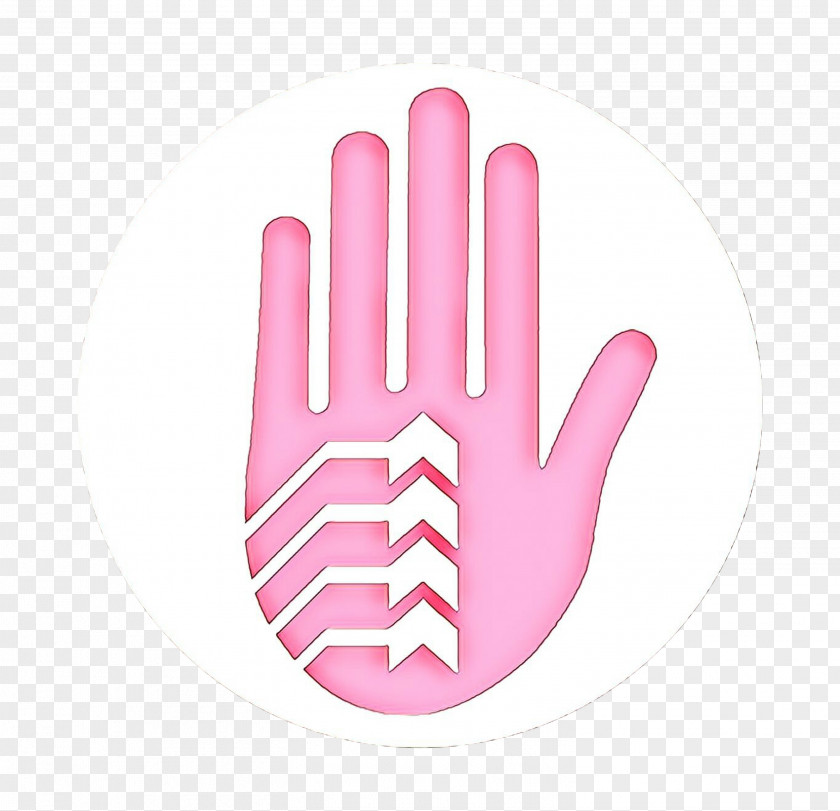 Logo Nail Pink Hand Finger Glove Gesture PNG