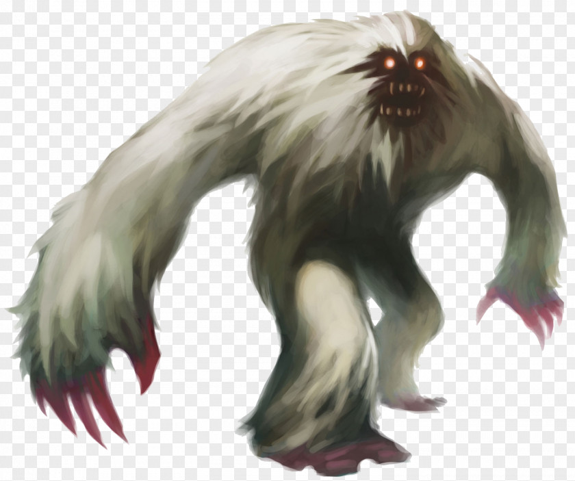 Monster Bigfoot Yeti Legendary Creature Mythology PNG