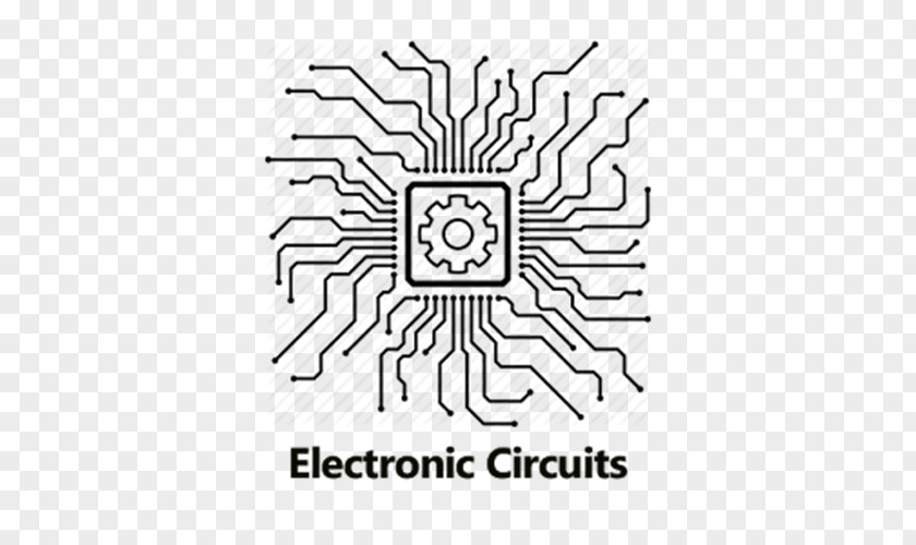 Computer Electronic Circuit Digital Electronics Diagram Printed Board PNG