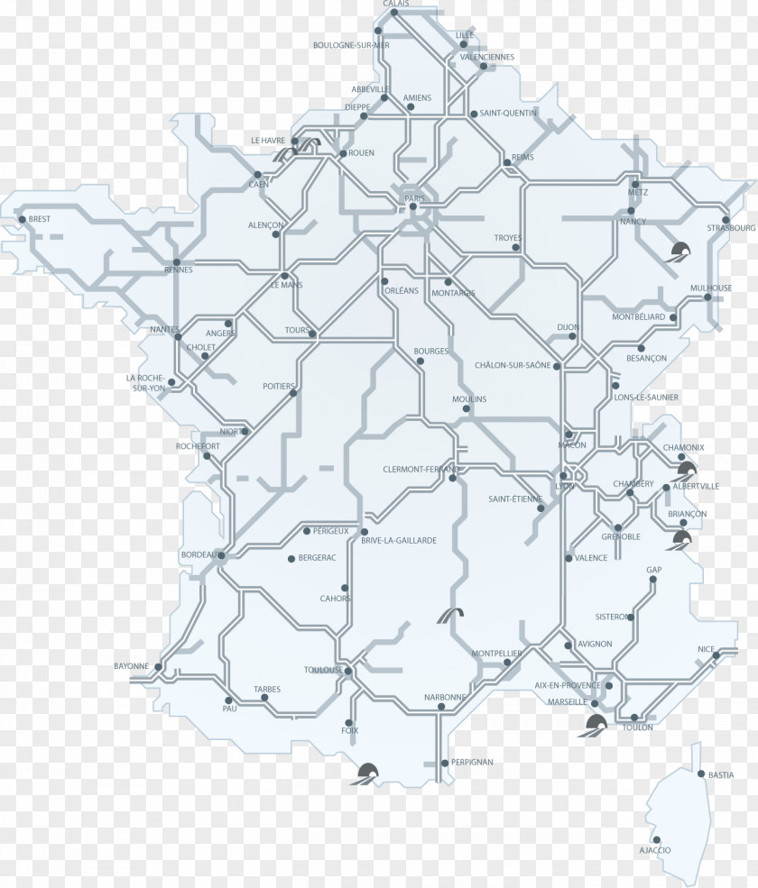 Road Autoroutes Of France A20 Autoroute Controlled-access Highway Map PNG
