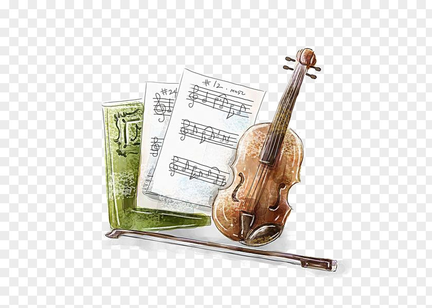 Violin And Sheet Music PNG and sheet music clipart PNG