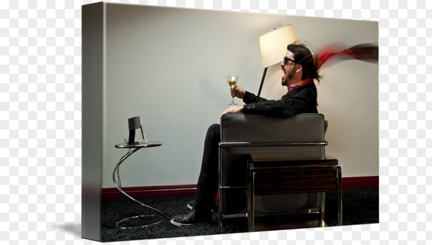Dave Grohl Gallery Wrap Product Design Canvas Chair Maxell PNG