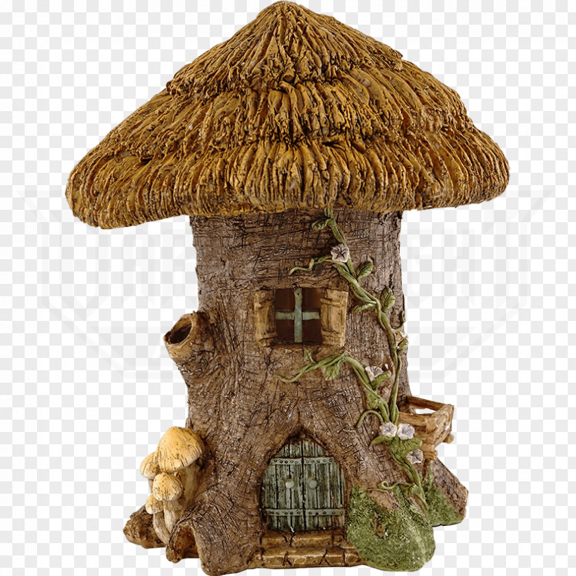 Figurine Bird Feeder Tree Stump PNG