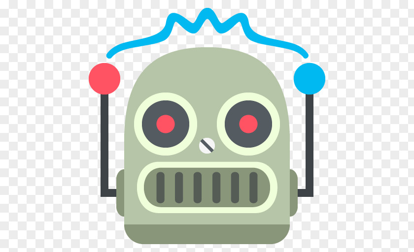 Loudly Emojipedia Robot Sticker Smile PNG