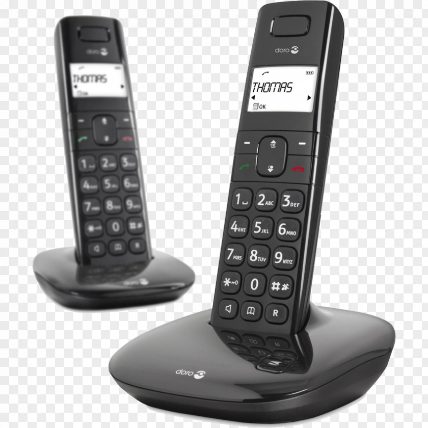 Nddo Cordless Telephone Digital Enhanced Telecommunications Mobile Phones Home & Business PNG