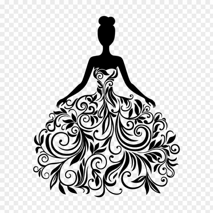 Powerful Woman Wedding Dress PNG