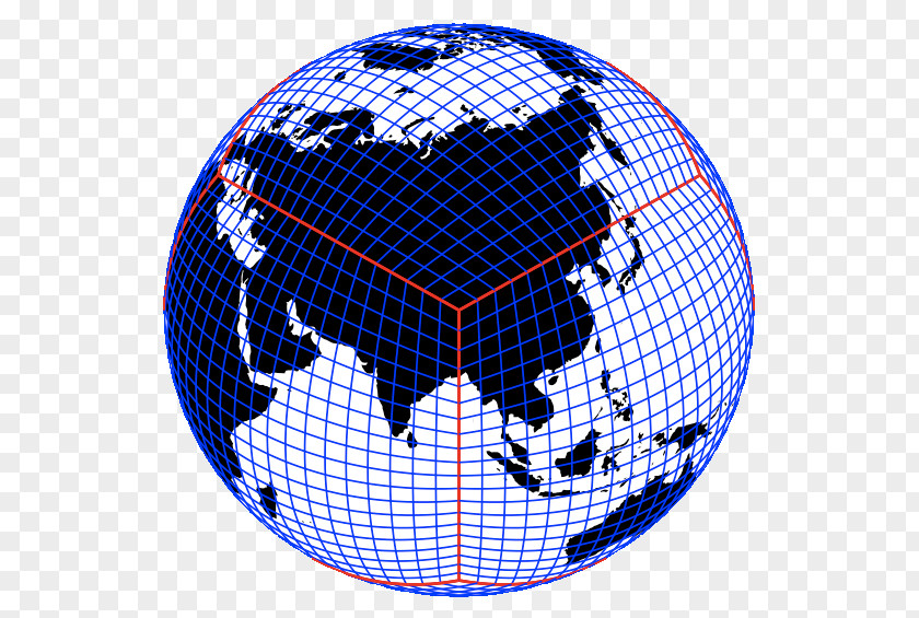 Sphere Vector Globe World Map Asia PNG