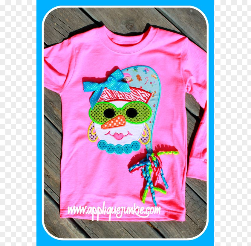T-shirt Textile Sleeve Pink M Product PNG