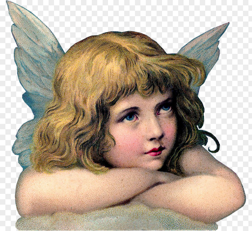 Vintage Paper Cherub Etsy Clip Art PNG