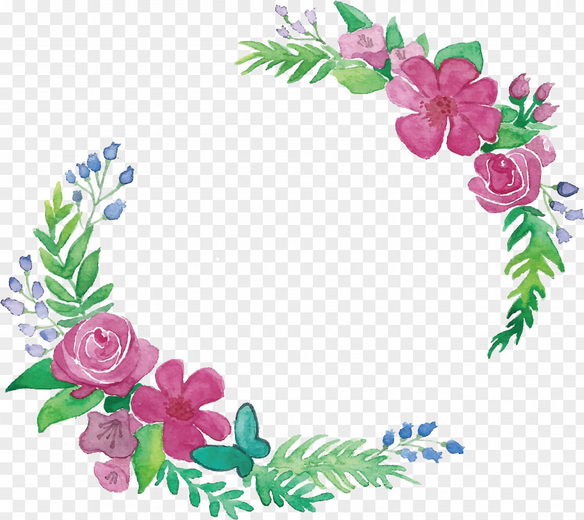 Wedding Invitation Flower Vine PNG