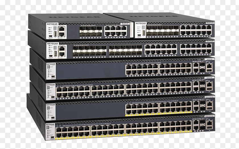 All Might Network Switch Netgear 10 Gigabit Ethernet Stackable PNG