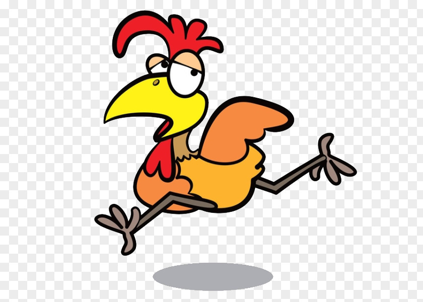 Cartoon Running Chicken Royalty-free Clip Art PNG