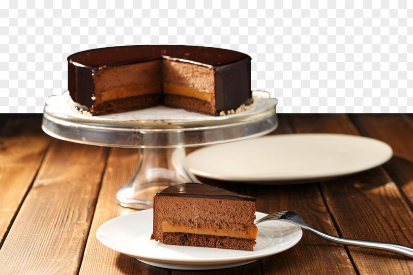 Chocolate Cake Flourless Cheesecake Sachertorte Layer PNG