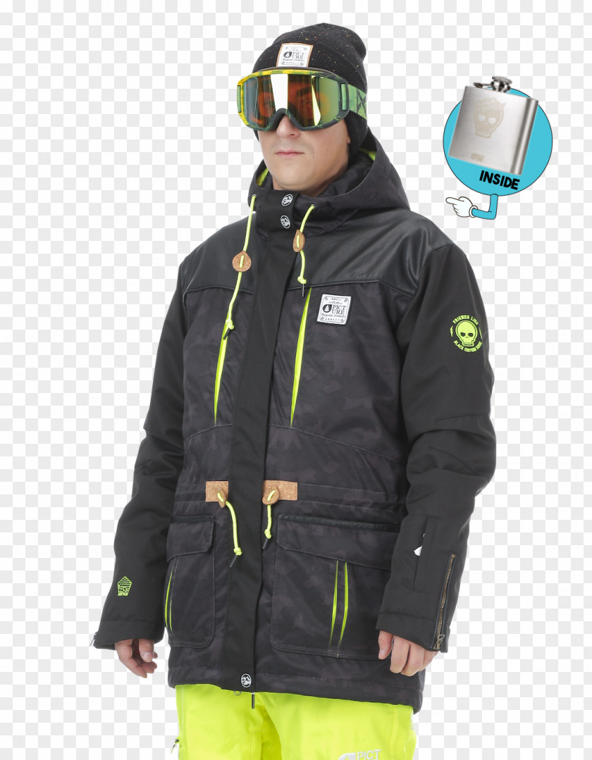 Jacket Hoodie Skiing Outerwear Snowboarding PNG