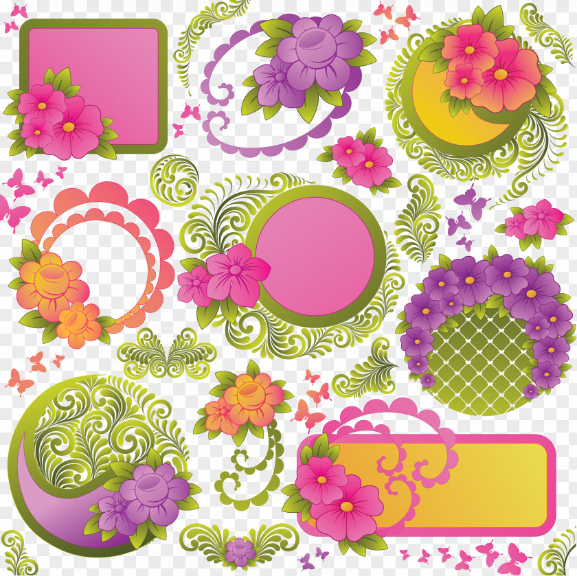 Lace Boarder Clip Art PNG