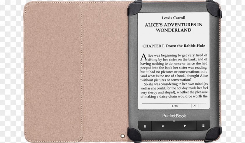 Playing Phone PocketBook International E-Readers EBook Reader 15.2 Cm PocketBookTouch Lux E-book Brown PNG