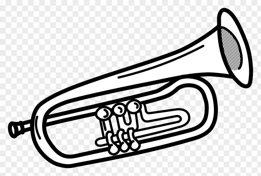 Trumpet And Saxophone Trumpeter Clip Art PNG