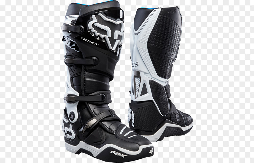 Fox Motocross Racing FOX Instinct Boots Offroad PNG