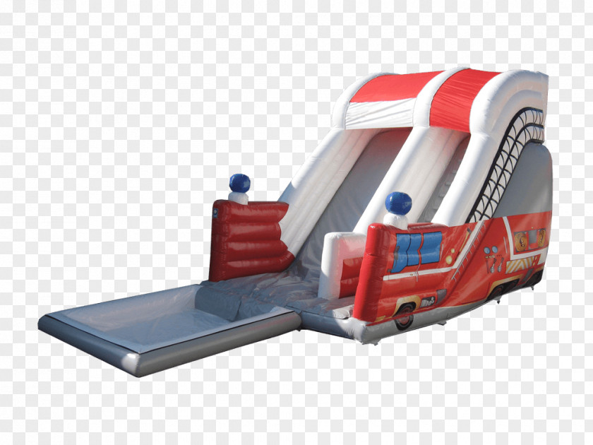 Inflatable Water Slide Playground Fire Department PNG