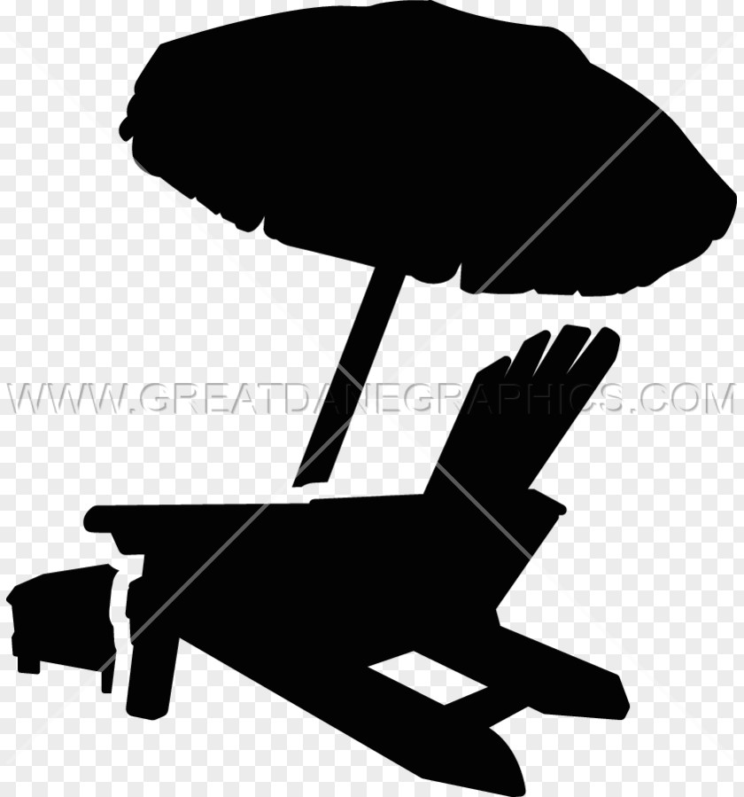 Beach Umbrella Silhouette Chair Clip Art PNG