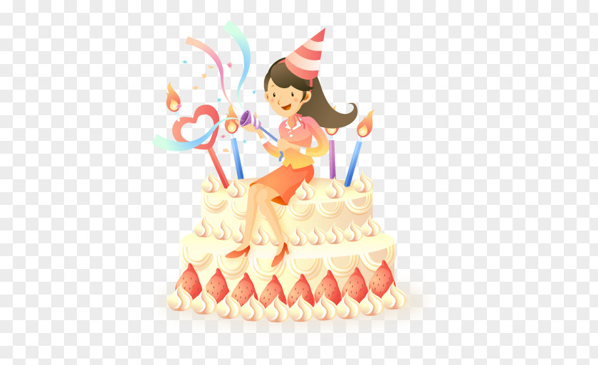 Beautiful Cake Birthday Stock Photography Image PNG