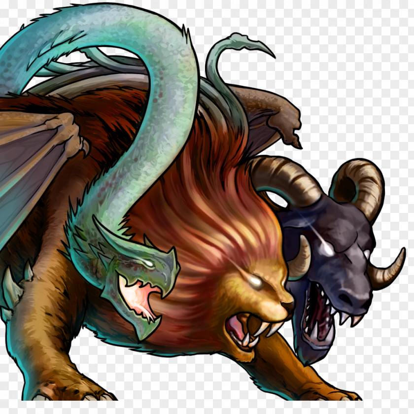 Dragon Chimera Legendary Creature Wikia Monster PNG