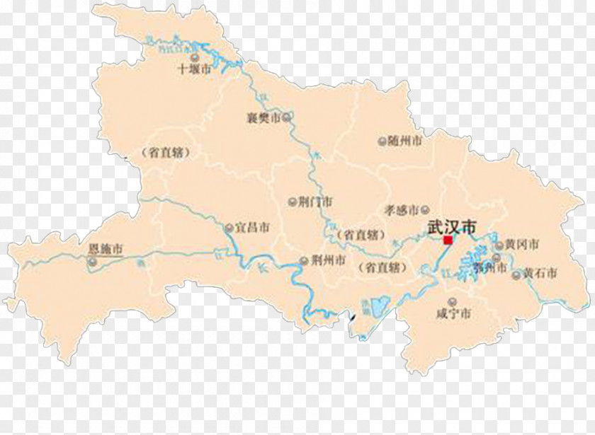 Light Pink Map Of Hubei Shandong Henan Baijiu Baiyun Bian Lianghu PNG