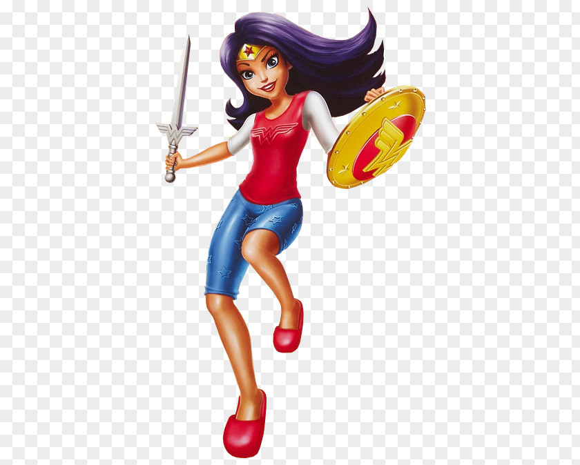 Super Hero Girls Wonder Woman DC Girls: High Katana Superhero Kara Zor-El PNG