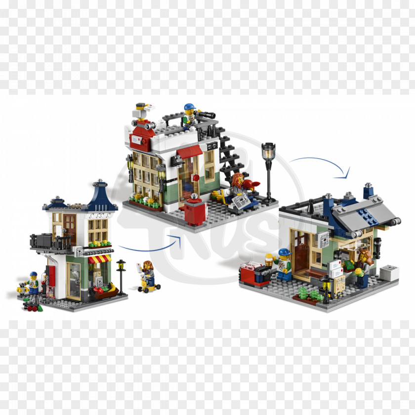 Lego Creator LEGO 31036 Toy & Grocery Shop PowerDigger 31014 PNG
